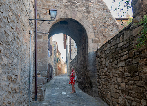 Widok z hotelu Do Campe